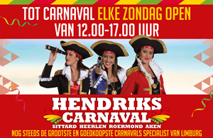 Logo van Hendriks Mode - Carnaval